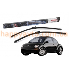 Комплект дворников на Volkswagen Beetle | Kafer 2 1998-2011 — Bosch AeroTwin